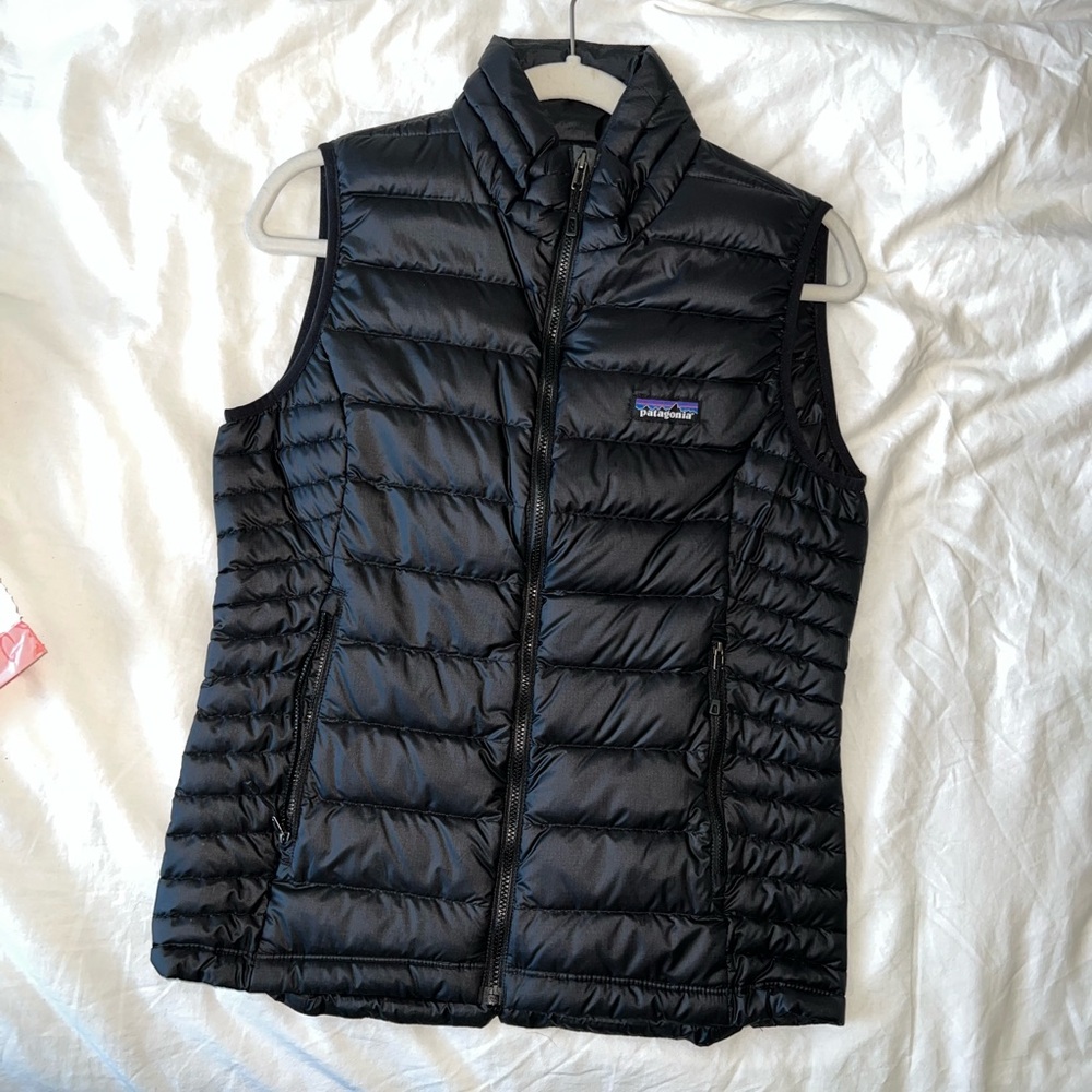 Patagonia Quilted Black Vest